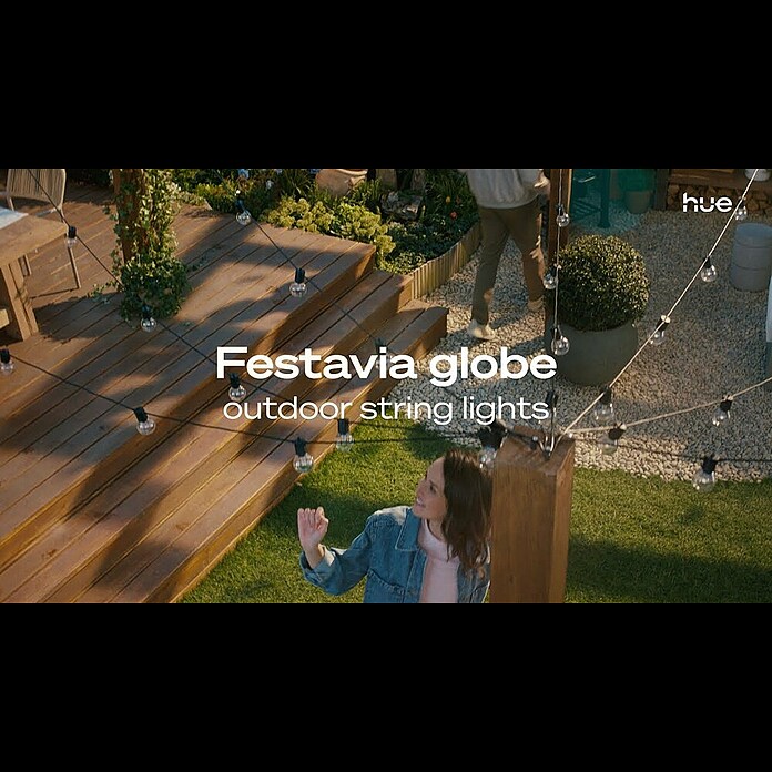 Philips Hue Led-feestverlichting Festavia 7 m (7 m, Aantal lichtbronnen: 10 st.) | BAUHAUS