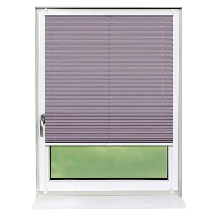 Deco-Raum Plissee ohne Bohren Basic - B x H: 50 x 150 cm, Flieder - Lila Plissee-Rollo für Fenster zur Lichtregulierung und Privatsphäre. Ideal für ein gemütliches Zuhause mit einfachem Design.