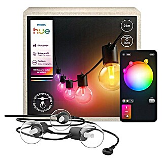 Philips Hue Led-feestverlichting Festavia 21 m (21 m, Aantal lichtbronnen: 30 st.)