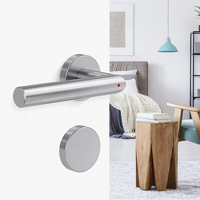 Diamond Doors Blindrosette (Durchmesser Rosette: 51 mm, Edelstahl) | BAUHAUS