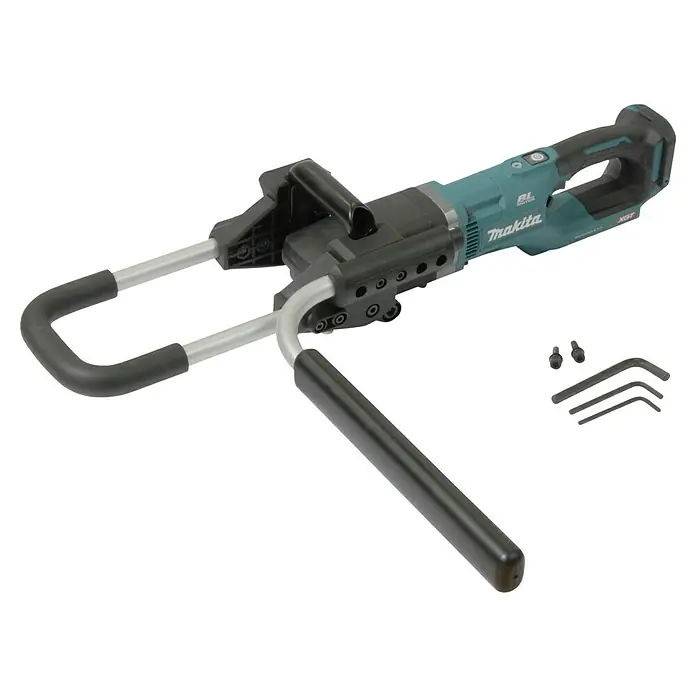 Makita Akku-Erdbohrer DG002GZ - 40 V, Li-Ionen, Ohne Akku - Makita XGT Rohrbiegemaschine mit Doppelstangen für präzises und müheloses Rohrbiegen in verschiedenen Winkeln.