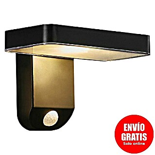Nordlux Rica Aplique solar para exterior (4,5 W, L x An x Al: 18 x 12,8 x 12 cm, Negro, IP44, 450 lm)