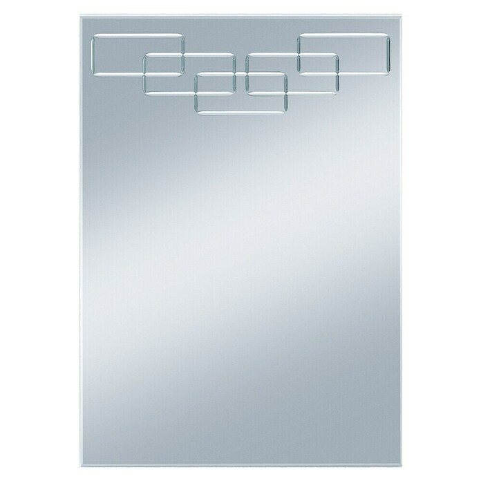 Kristall-Form Okrasno ogledalo Oblong  (50 x 70 cm, Oglate oblike) | 3753 - Spiegelfliesen und Sanitärspiegel | DADG - Spiegel | DAD - Badausstattung | DA - Badausstattung/Bäderwelt | D - Sanitär | BAUHAUS