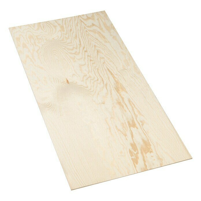 Sperrholzplatte Fixmaß (Kiefer, 1.200 x 600 x 12 mm)