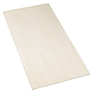 Sperrholzplatte Fixmaß (Pappel, 1 200 x 600 x 4 mm)