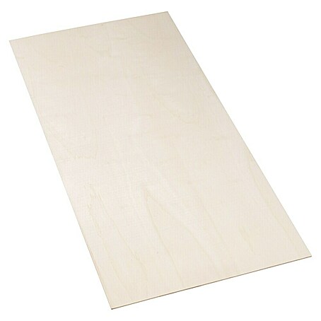 Sperrholzplatte Fixmaß (Pappel, 1 200 x 600 x 4 mm)