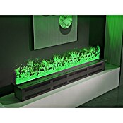 Purline Chimenea eléctrica Firecool Colors 200 (350 W, Negro, 19 x 200 x 24 cm) | BAUHAUS