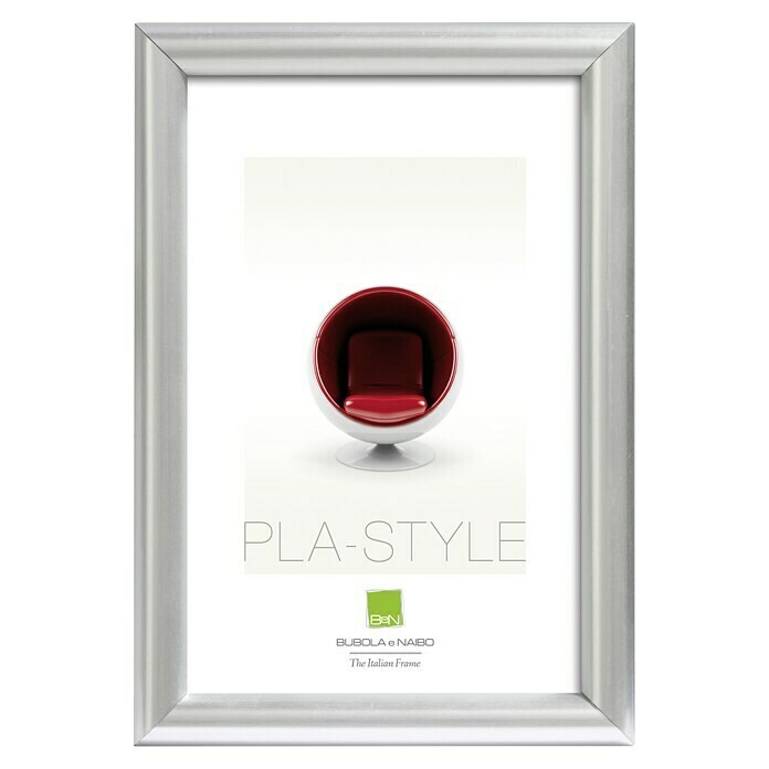 Okvir za slike Pla-Style (Srebrno, 24 x 30 cm, Plastika)