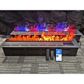 Purline Chimenea eléctrica Firecool Colors 200 (350 W, Negro, 19 x 200 x 24 cm) | BAUHAUS