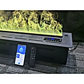 Purline Chimenea eléctrica Firecool Colors 150 (300 W, Negro, 19 x 150 x 24 cm) | BAUHAUS