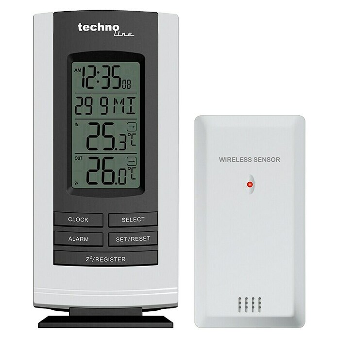 Wetterstation WS 9180 (Reichweite ca.: 30 m, Batteriebetrieben)