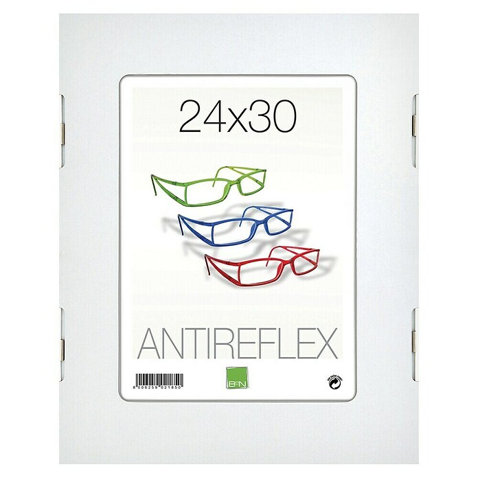 Rahmenloser Bildhalter (Verglasung: Antireflex, 24 x 30 cm)