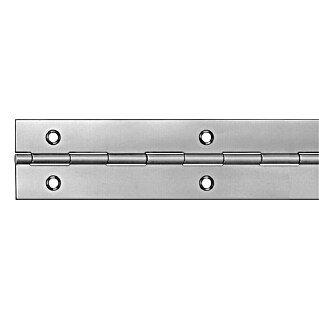 Bisagra de piano (400 x 32 mm, Latón, Acero)