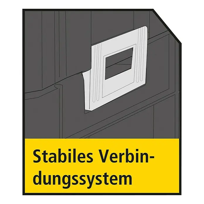 Stanley TSTAK Werkzeugkasten groß - 33,2 x 44 x 30,15 cm - Stabiles Verbindungssystem für Kunststoffboxen mit Nut und Feder für eine sichere und feste Verbindung der Boxen.