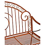 Garden Pleasure Gartenbank Cameroon (B x T x H: 112 x 53 x 101 cm, Stahl, Rost-Bronze) | BAUHAUS
