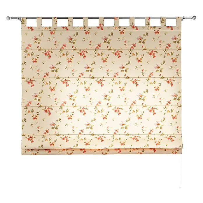 Dekoria Raffrollo - B x H: 100 x 170 cm - Diese elegante Raffrollos mit floralem Muster bringen einen Hauch von Frühling in jeden Raum. Perfekt für eine gemütliche und stilvolle Fensterdekoration.