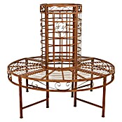 Garden Pleasure Baumbank Larissa 360° (Ø x H: 121 x 112 cm, Stahl, Rost-Bronze) | BAUHAUS