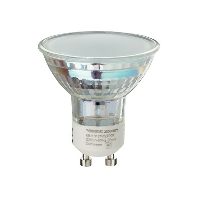 Voltolux Bombilla reflectora LED (3 W, GU10, Mate, 1 ud., Clase de eficiencia energética: A+)