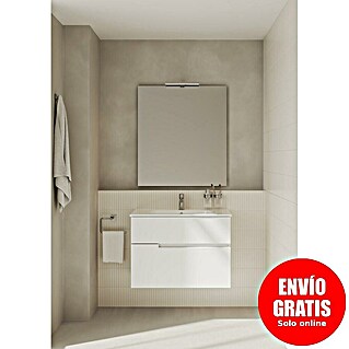 Roca Conjunto de mueble de baño Unik Borneo-N 2C (L x An x Al: 46 x 80 x 55 cm, Blanco, 2 pzs.)