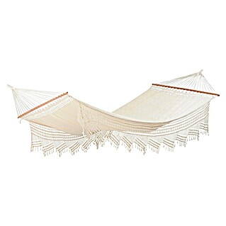 Amazonas Doppelstabhängematte XXL Palacio (L x B: 360 x 160 cm, Textil, Beige)