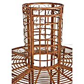 Garden Pleasure Baumbank Larissa 360° (Ø x H: 121 x 112 cm, Stahl, Rost-Bronze) | BAUHAUS
