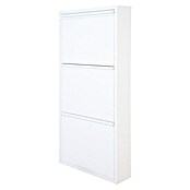 Zapatero Dunne (L x An x Al: 13,5 x 50 x 103,5 cm, Blanco, Número de compartimentos: 3 ud., Metal) | BAUHAUS