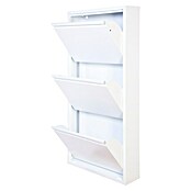 Zapatero Dunne (L x An x Al: 13,5 x 50 x 103,5 cm, Blanco, Número de compartimentos: 3 ud., Metal) | BAUHAUS