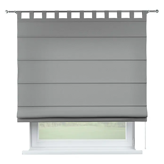 Dekoria Raffrollo - B x H: 100 x 170 cm - Graue Raffrollos, die einen eleganten und modernen Look für jedes Fenster bieten, sind eine ausgezeichnete Wahl für Ihr Zuhause.