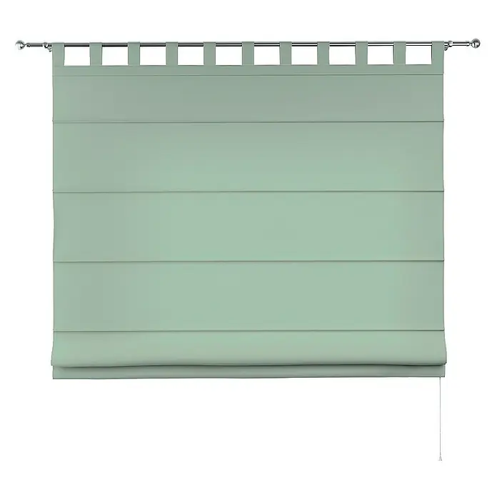 Dekoria Raffrollo -  - Elegante mintfarbene Faltrollos für stilvolle Fensterdekoration und effektiven Sonnenschutz, passend für jedes Interieur.