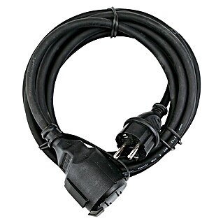Profi Depot Podaljševalni kabel (5 m, Črne barve, IP44, H07RN-F)