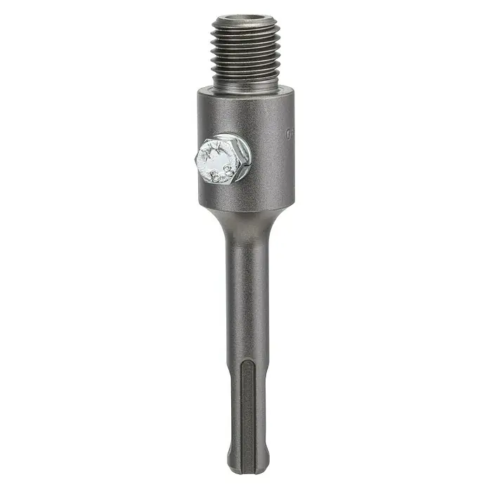 Craftomat Aufnahmeschaft - Länge: 110 mm - Aufnahmeadapter SDS-Plus mit Gewindeanschluss für Bohrkronen. Robuster Adapter für effiziente Bohrarbeiten mit hoher Präzision.