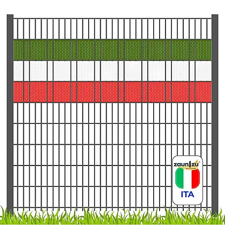 zaun|zu  Sichtschutzstreifen Italien