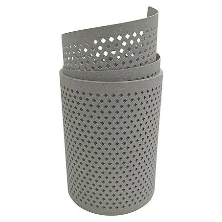 zaun|zu  Sichtschutzstreifen Premium Gelocht Diamant