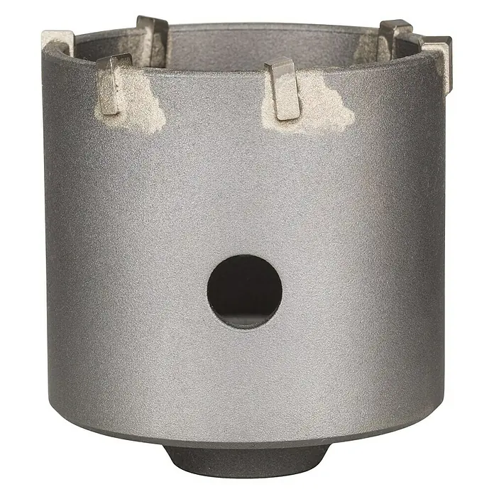 Craftomat Bohrkrone - Durchmesser Bohrer: 68 mm, Arbeitslänge: 50 mm - Das Bild zeigt eine Bohrkrone mit Hartmetallzähnen. Ideal zum Bohren großer Löcher in Mauerwerk.
