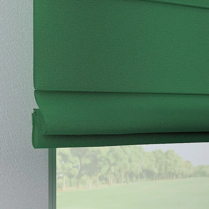 Dekoria Raffrollo - B x H: 130 x 170 cm - Elegante grüne Faltrollos für Fenster. Ideal für stilvolle Raumgestaltung und effektiven Sonnenschutz mit modernem Design.