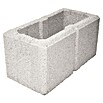 Gartenmauer Ambienta (40 x 20 x 20 cm, Weiß, Beton)