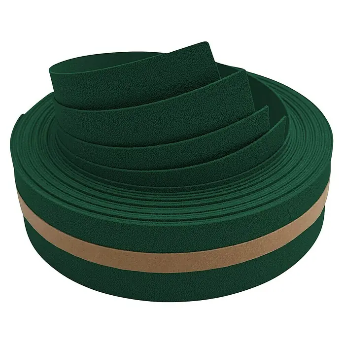 zaun|zu Sichtschutzstreifen Premium 1/4 Set - 2,55 m x 4,7 cm x 0,1 cm, Grün - Eine Rolle grünes Kantenband, ideal für Möbelprojekte und Heimwerkerarbeiten. Robust und vielseitig.