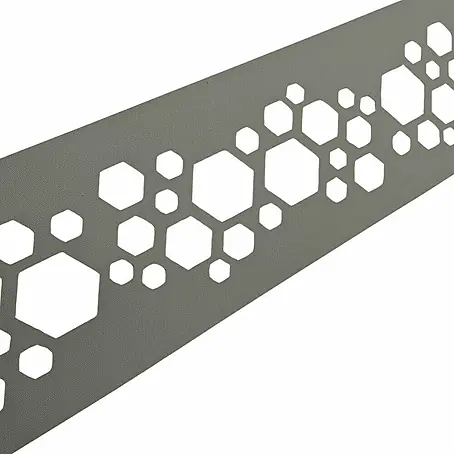 zaun|zu  Sichtschutzstreifen Premium Hexagon Dekor