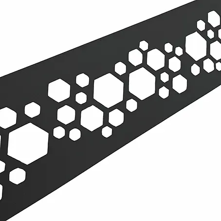 zaun|zu  Sichtschutzstreifen Premium Hexagon Dekor