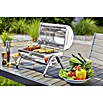 Grillstar Tischgrill Dallas (Hauptgrillfläche: 2 x 34 x 22 cm, Silber)