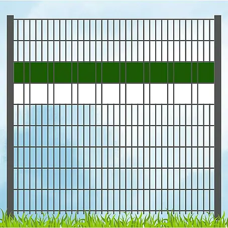 zaun|zu  Sichtschutzstreifen Vereinsfarben