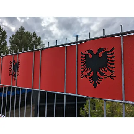 zaun|zu  Sichtschutzstreifen Albanien