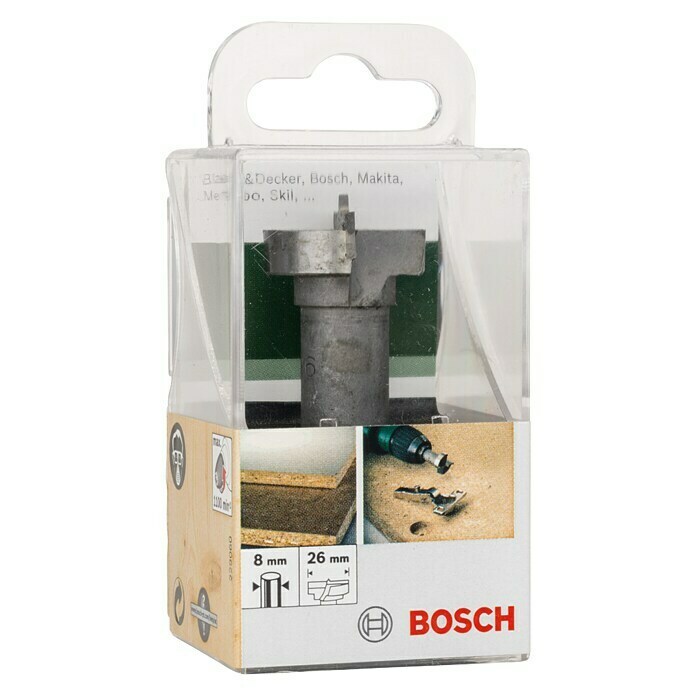 Bosch Scharnierlochbohrer (Durchmesser: 26 mm, Zweischneidig)