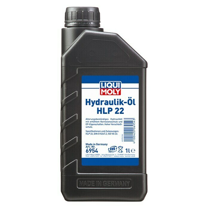 Liqui Moly Hydrauliköl HLP 221 l Front View