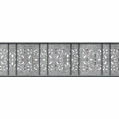 zaun|zu  Sichtschutzstreifen Ornament