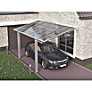 Ximax Carport LINEA 80 (4,9 x 2,7 m, Einfahrtshöhe: 2,2 m, Edelstahloptik, Schneelast: 100 kg/m²)