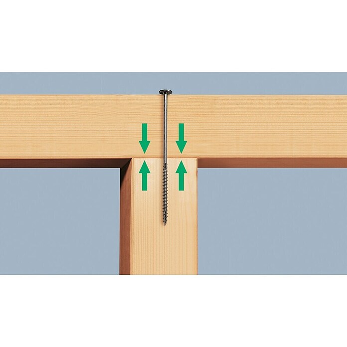 Spax Tellerkopfschraube HI.FORCE (Ø x L: 8 x 200 mm, WIROX Oberfläche, T-Star plus, 16 Stk.)