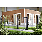 Gartentor (Anthrazit, 1 x 1 m, Metall)