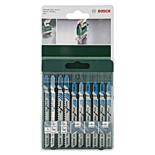 Bosch Stichsägeblatt-Set (Metall, 10 -tlg., T-Schaft)