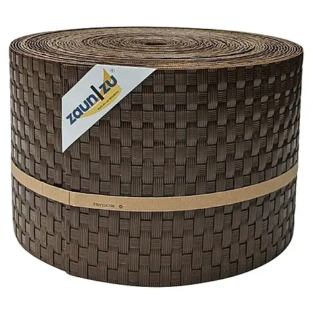 zaun|zu  Sichtschutzstreifen Rattan PE